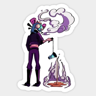 Biscotti Powers Sticker